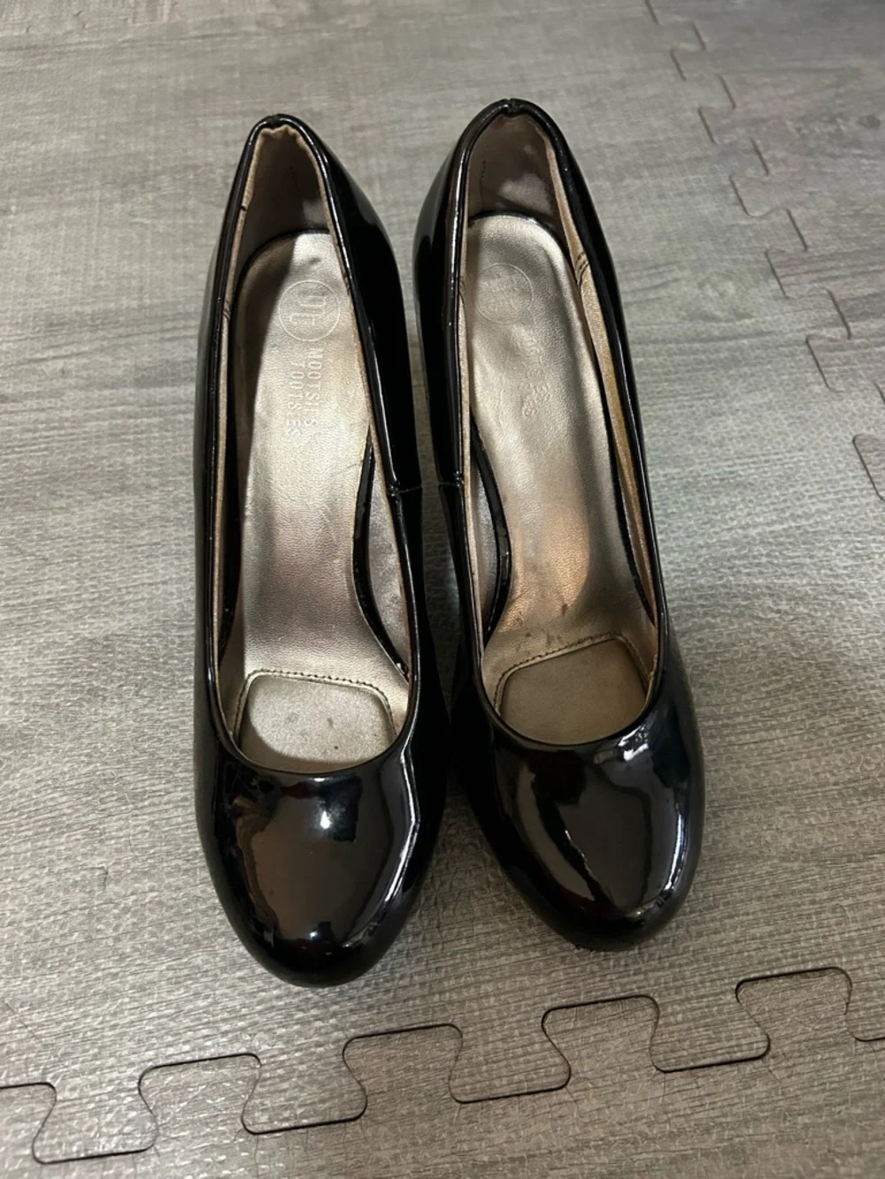 Mootsies Tootsies shiny black